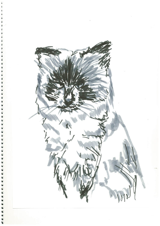 展示用絵画：毛物003 [作者:情報資格試験]