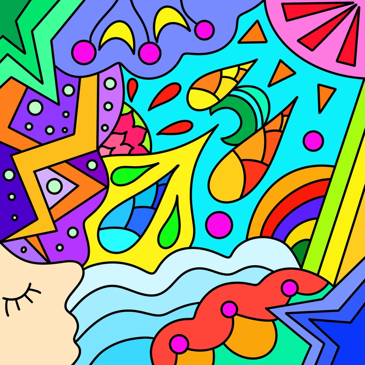 展示用絵画：Sky [作者:ayui]