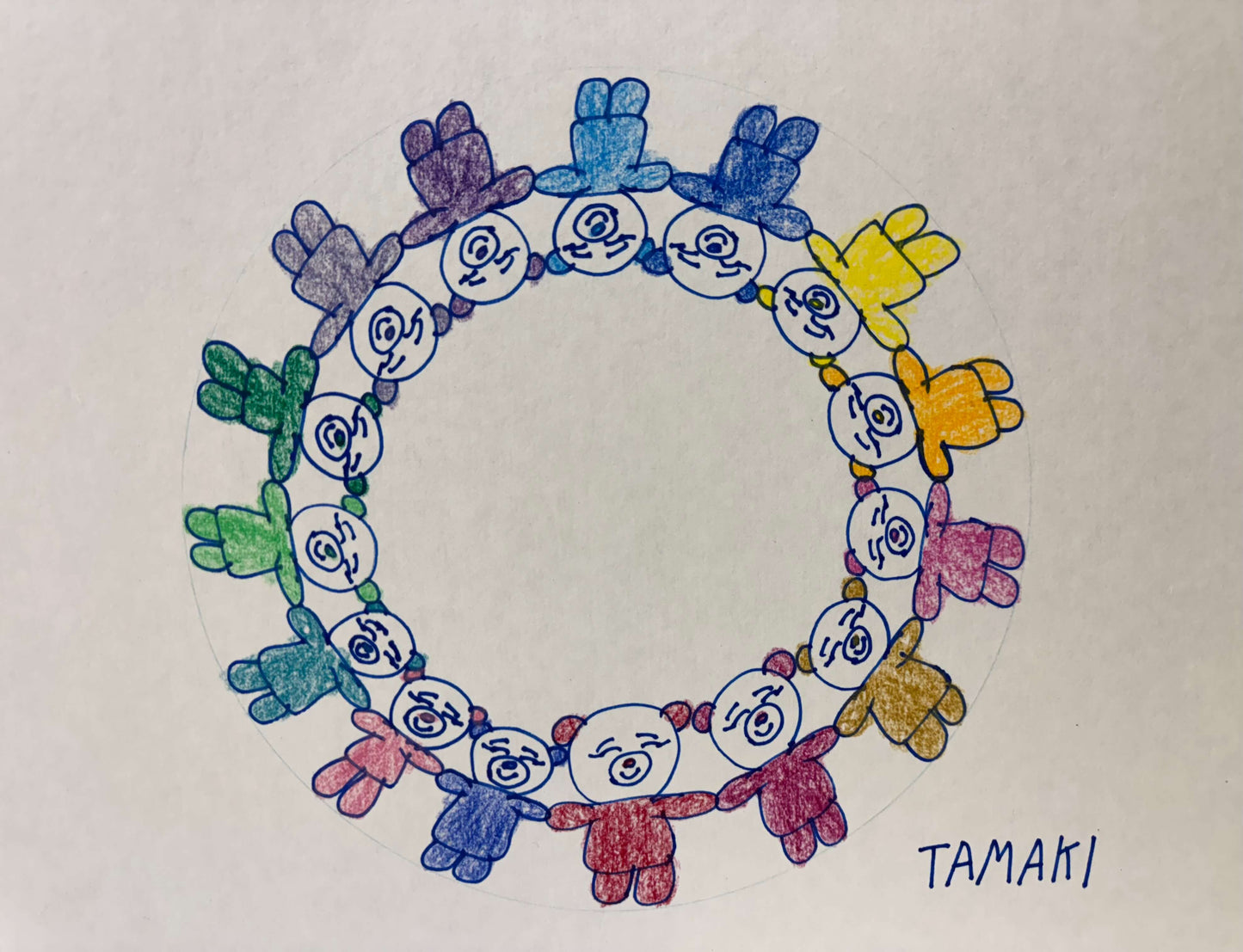 カラフルの輪 [作者:TAMAKI]
