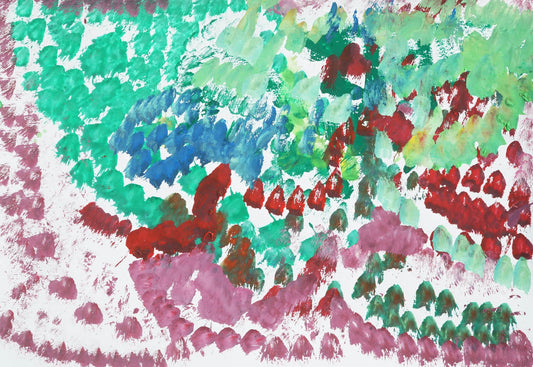 展示用絵画：自分 [作者:原田直樹]