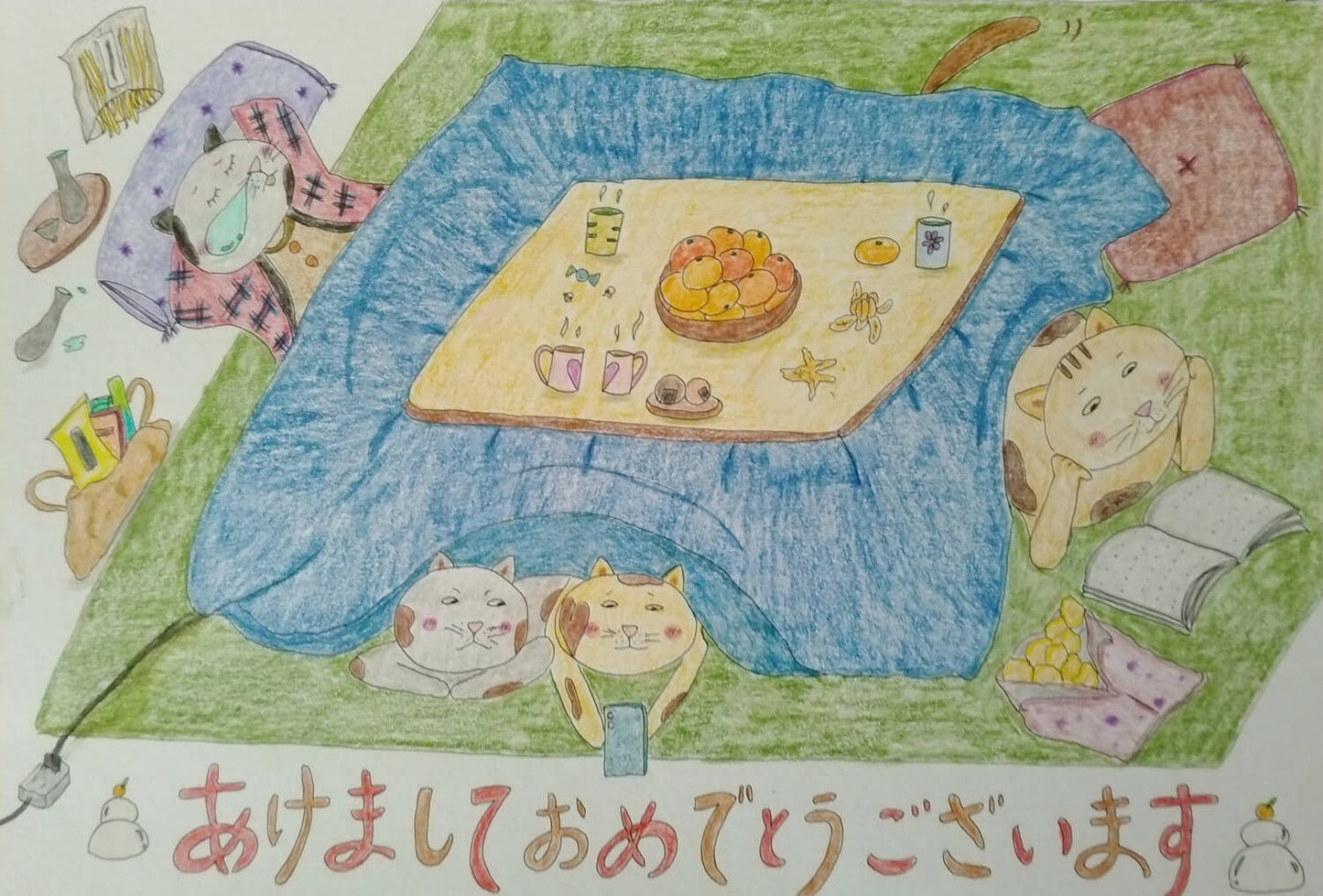 展示用絵画：お正月 [作者:がぴこ]
