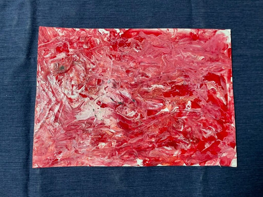 展示用絵画：マグマ [作者:五十嵐圭祐]