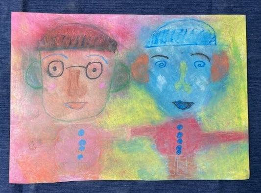 展示用絵画：親友 [作者:横内啓介]