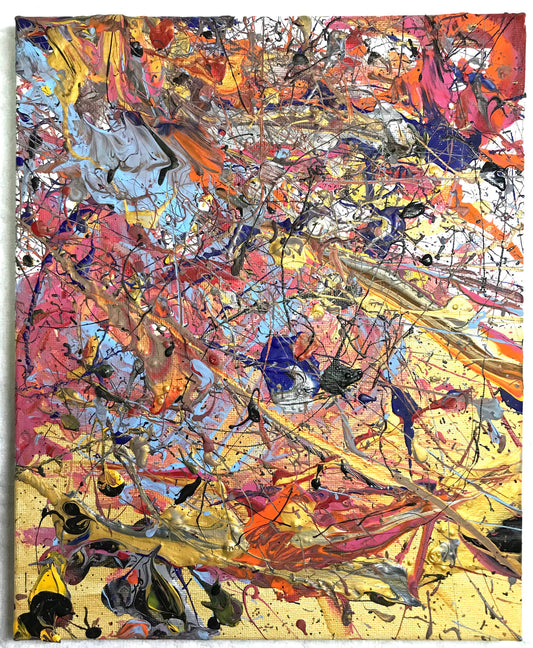 展示用絵画：線の予感 [作者:Mitsuki]