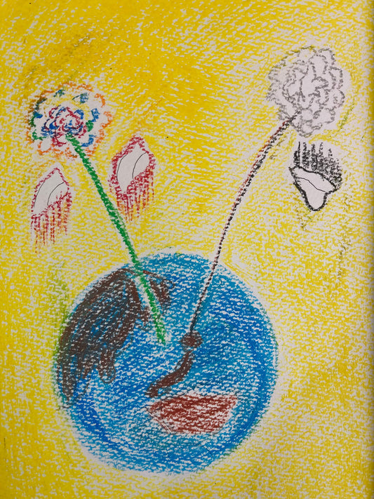 展示用絵画：ポジティブ・ネガティブ [作者:ドリームとんび]