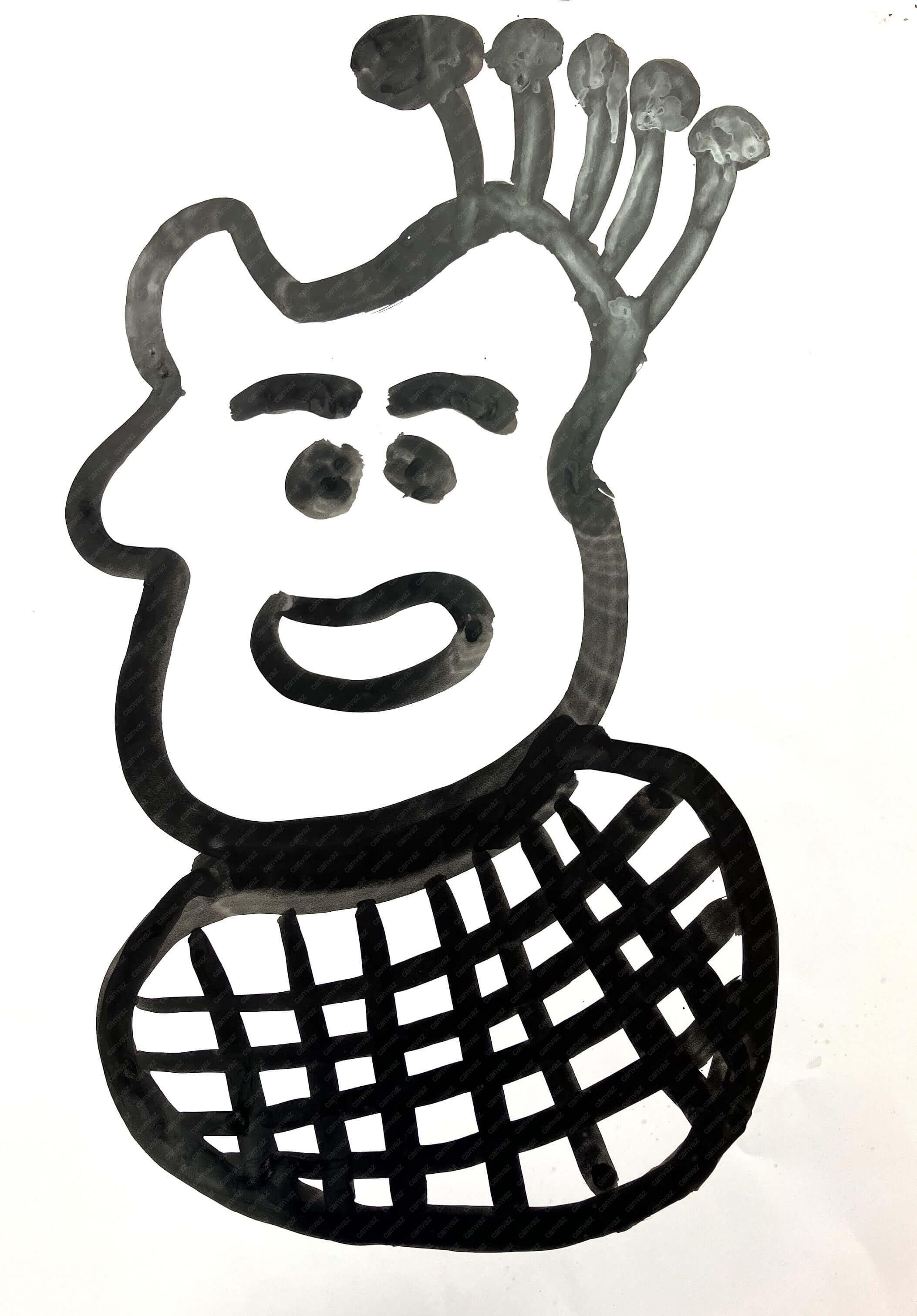 サイトウナオコ 絵 きよまめ。(サイトウナオコ 絵 心地 猫 原画