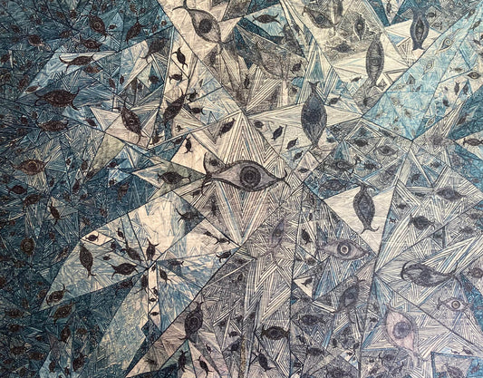 展示用絵画：FISH EYES [作者:竹田　寛隆]