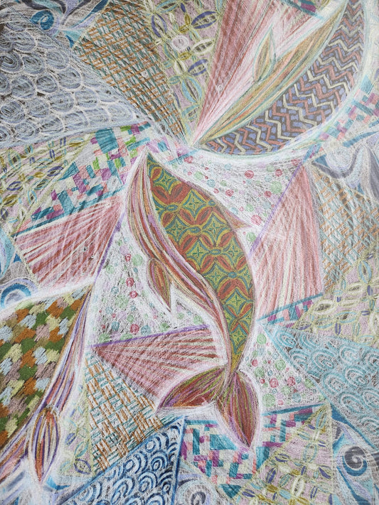 展示用絵画：Kaleidowhale [作者:YUKIMI]