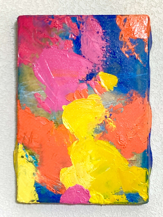 展示用絵画：世界がはじまる場所 [作者:難病アートcafé]