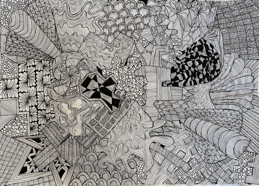 展示用絵画：私のインサイドヘッド [作者:樹]