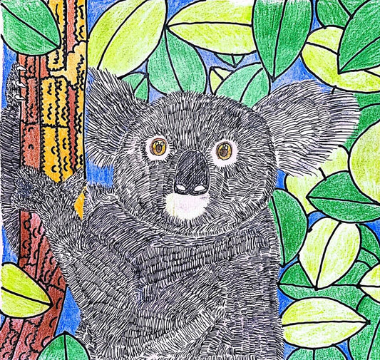 展示用絵画：coala [作者:樋口　ひとみ]