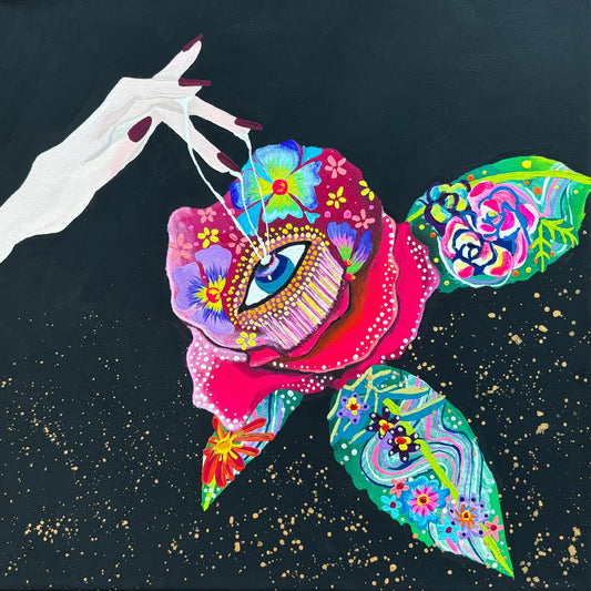 展示用絵画：触　れ　る [作者:やまもも]