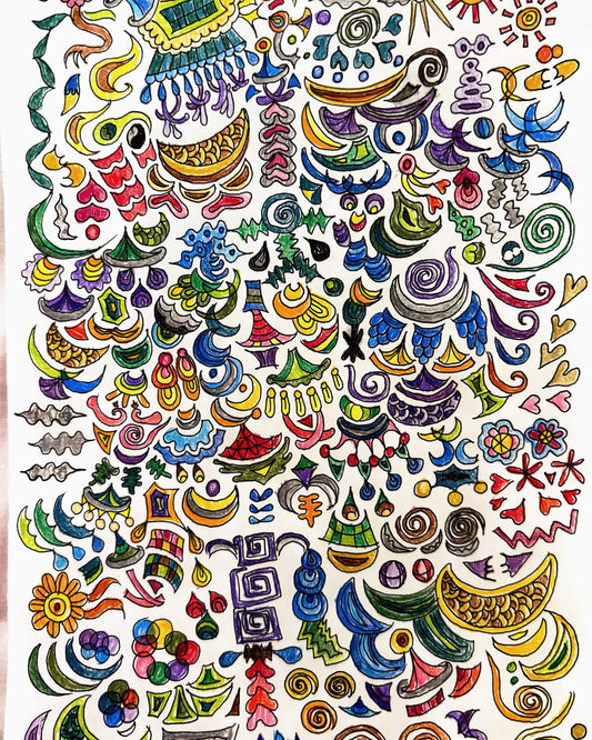 展示用絵画：楽園 [作者:星 瑞紅]