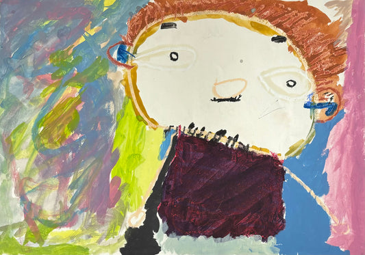 展示用絵画：いろんないろづかい [作者:脇　拓磨]