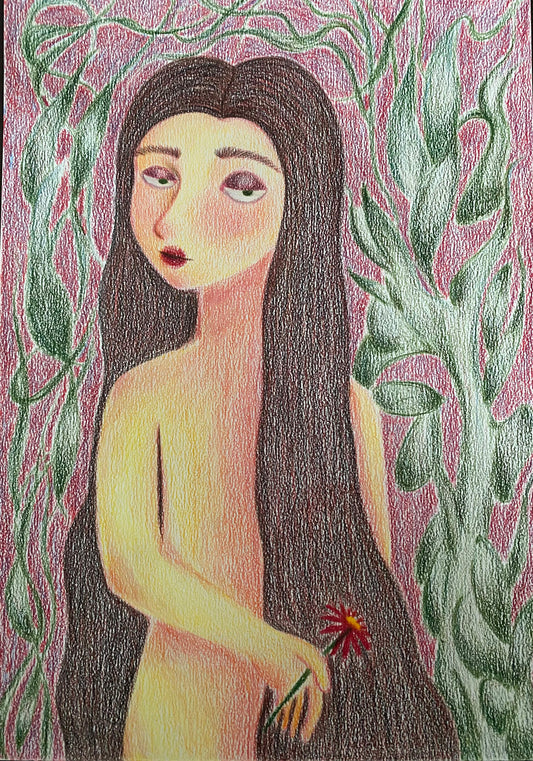 展示用絵画：秘密 [作者:夜かおる]