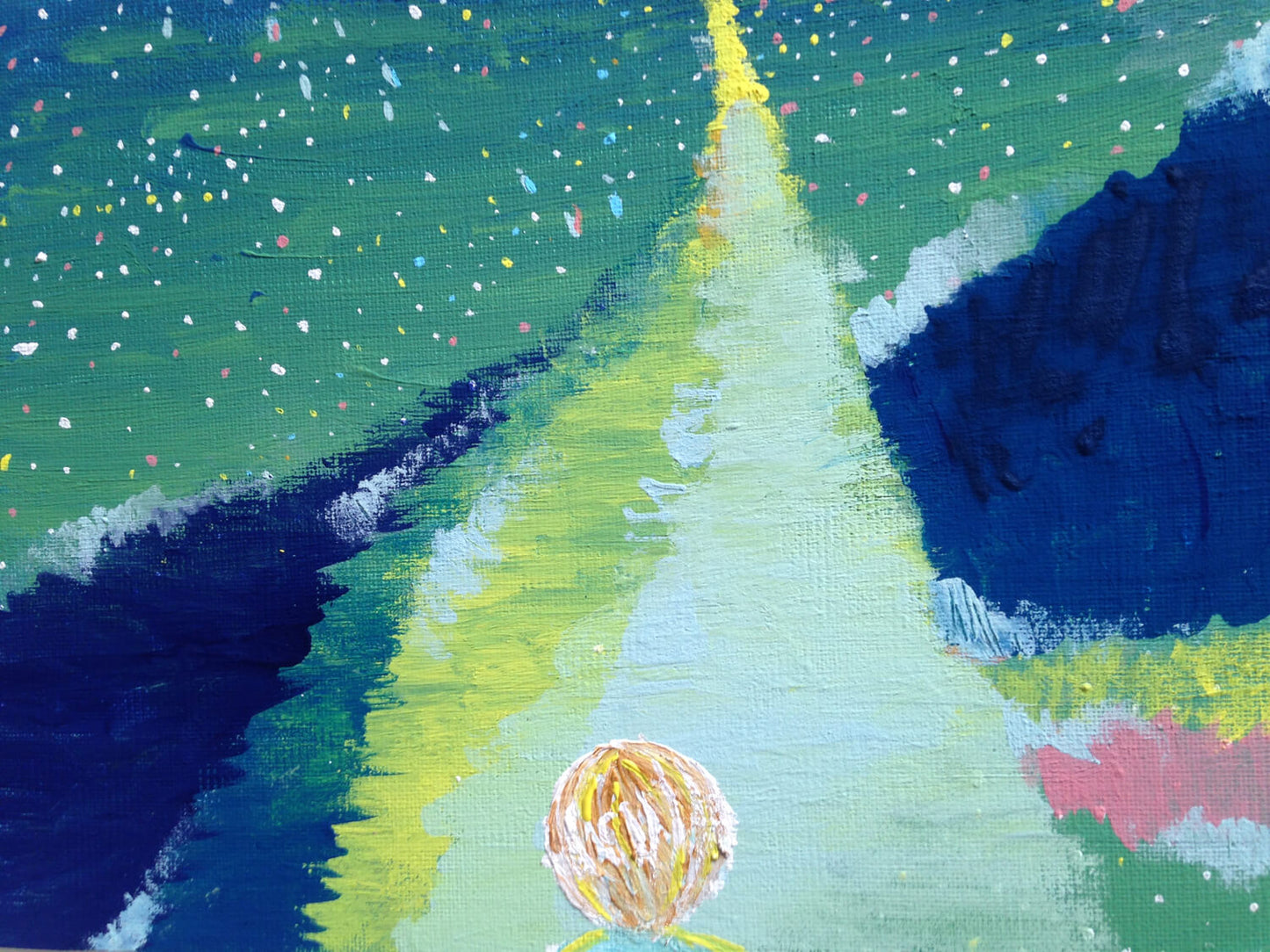 展示用絵画：道 [作者:にしま]