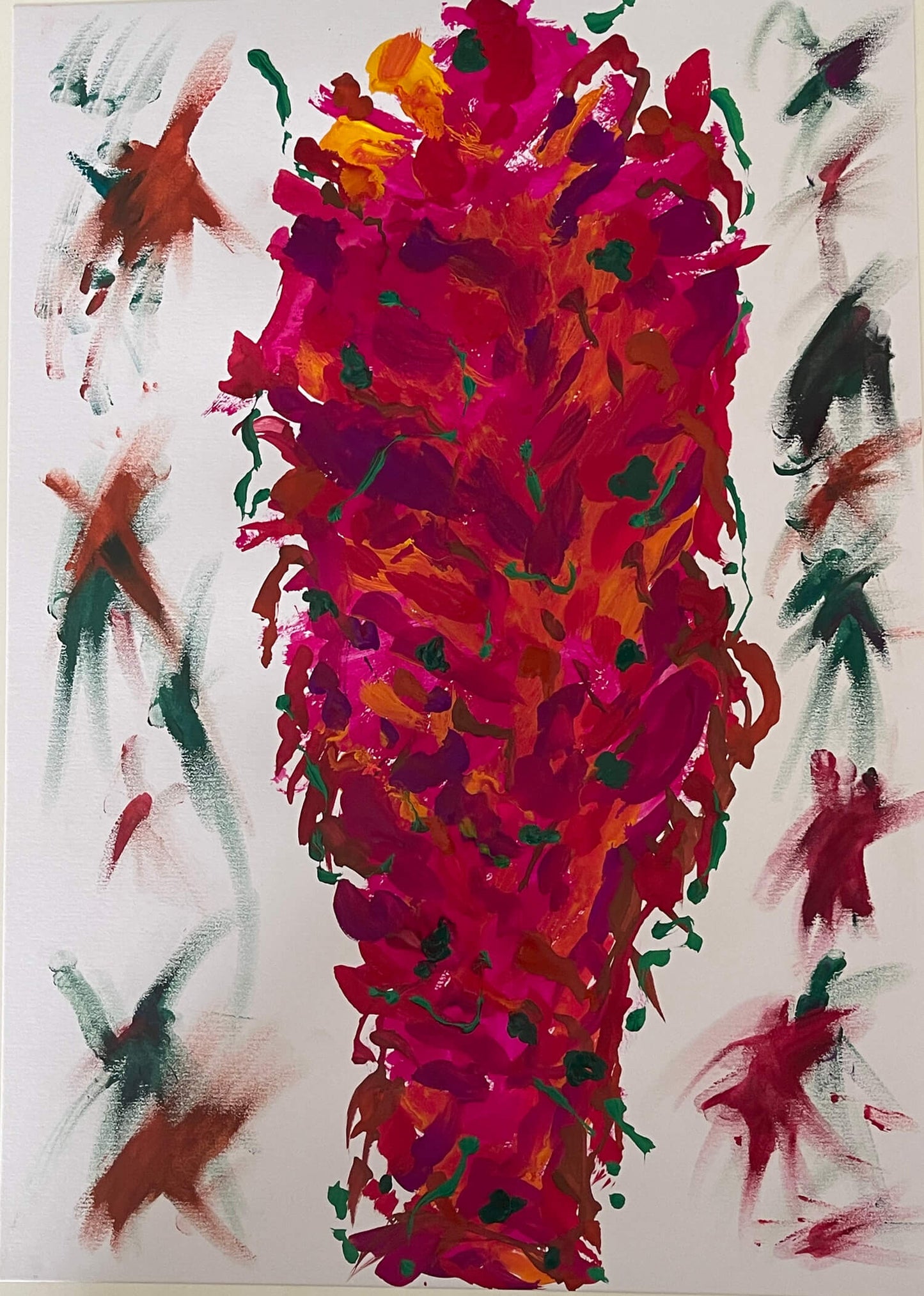 展示用絵画：ハナカザリ [作者:夏野雨]