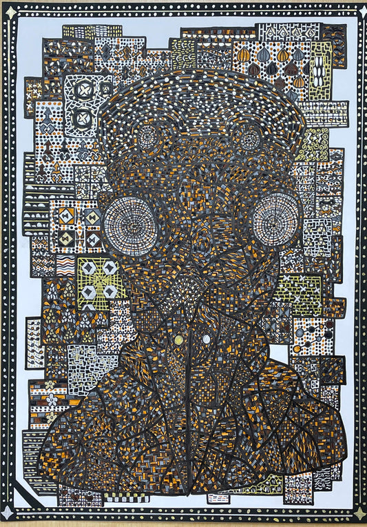 展示用絵画：人造超人 [作者:seiji]