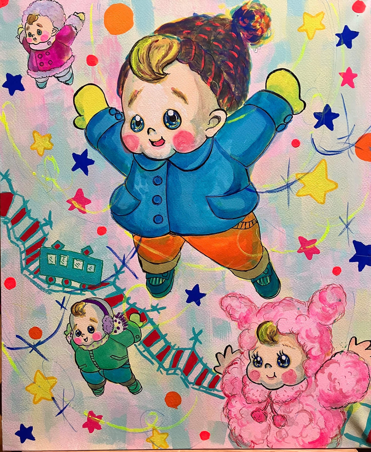 展示用絵画：イルミネーション [作者:CHOBI]