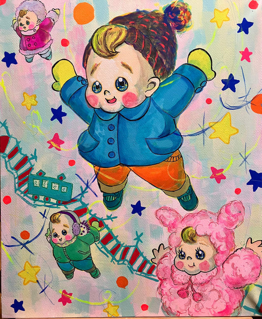 展示用絵画：イルミネーション [作者:CHOBI]