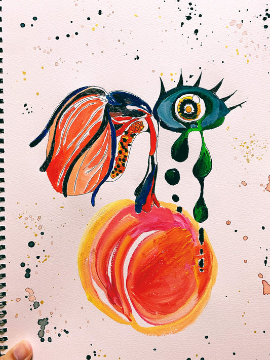 展示用絵画：心の果実 [作者:七色 菜乃葉]