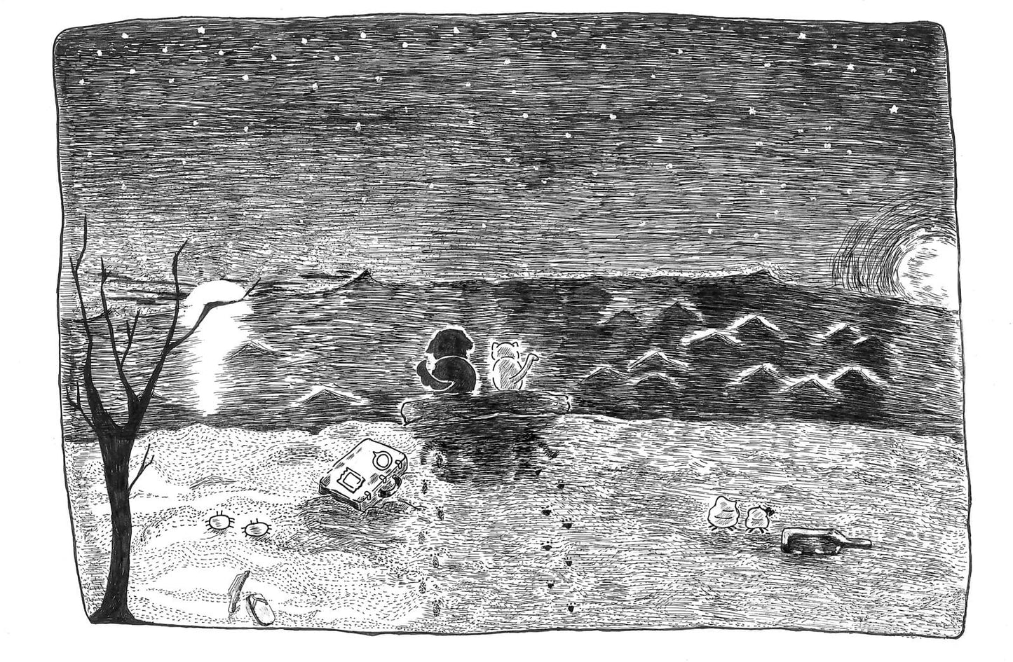 展示用絵画：二週間のバケーション [作者:tzw]