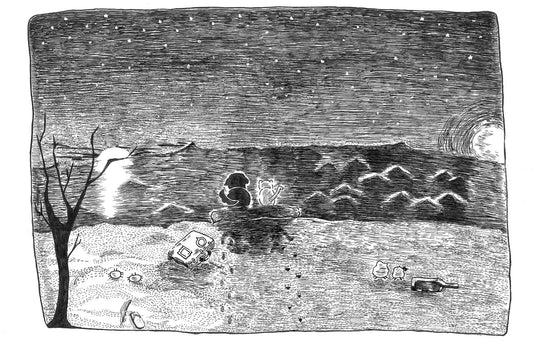 展示用絵画：二週間のバケーション [作者:tzw]