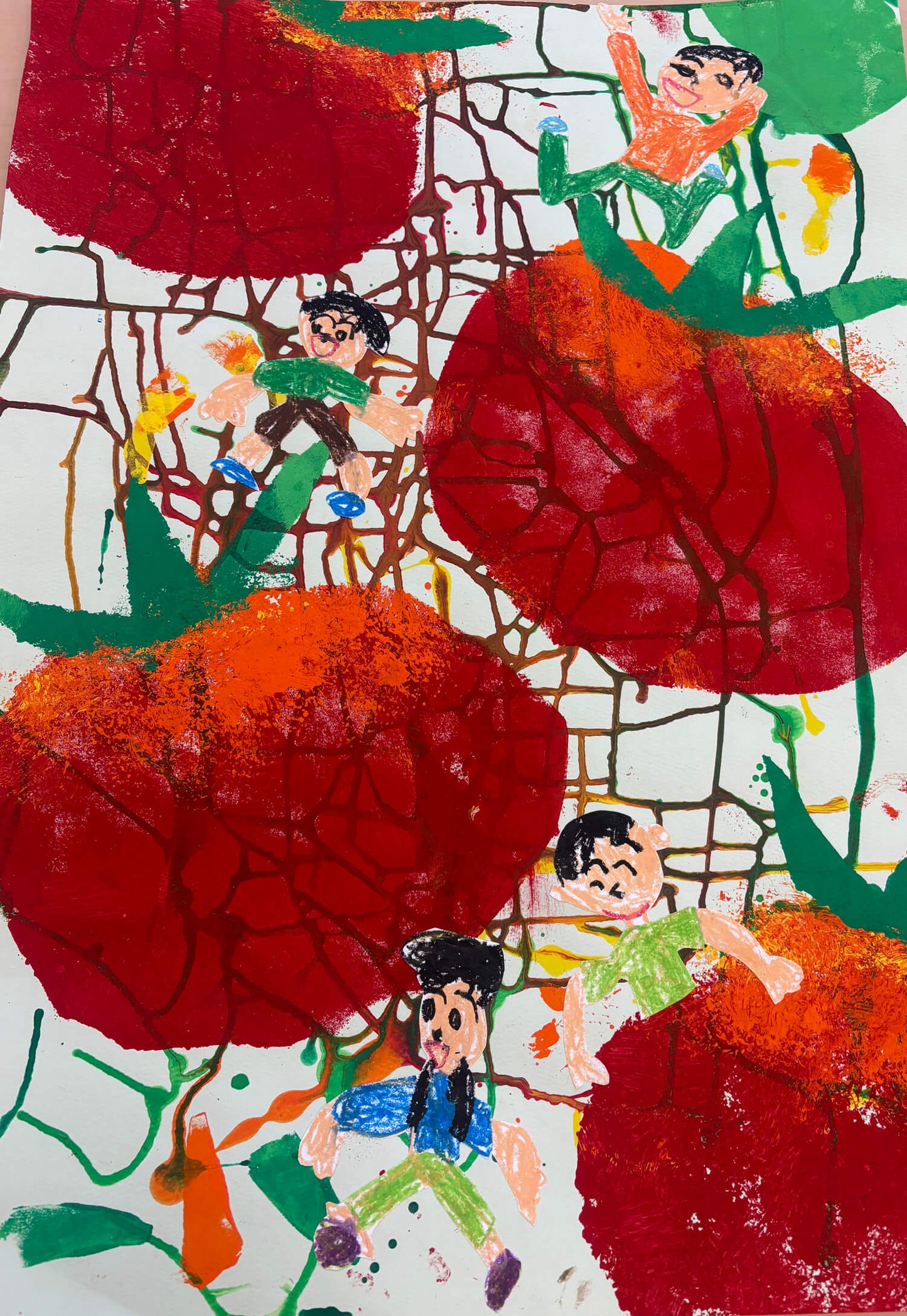 展示用絵画：トマト [作者:荻原柊真]