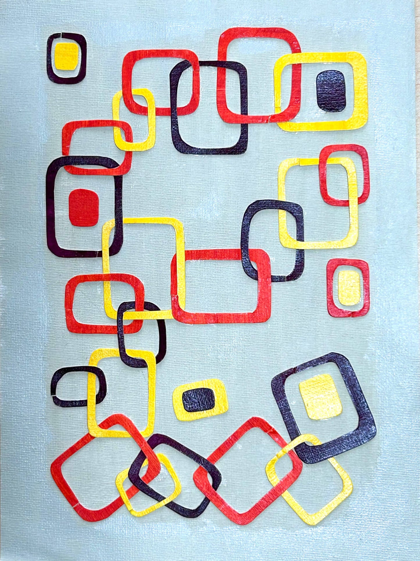 展示用絵画：複雑なつながり [作者:りつこ]