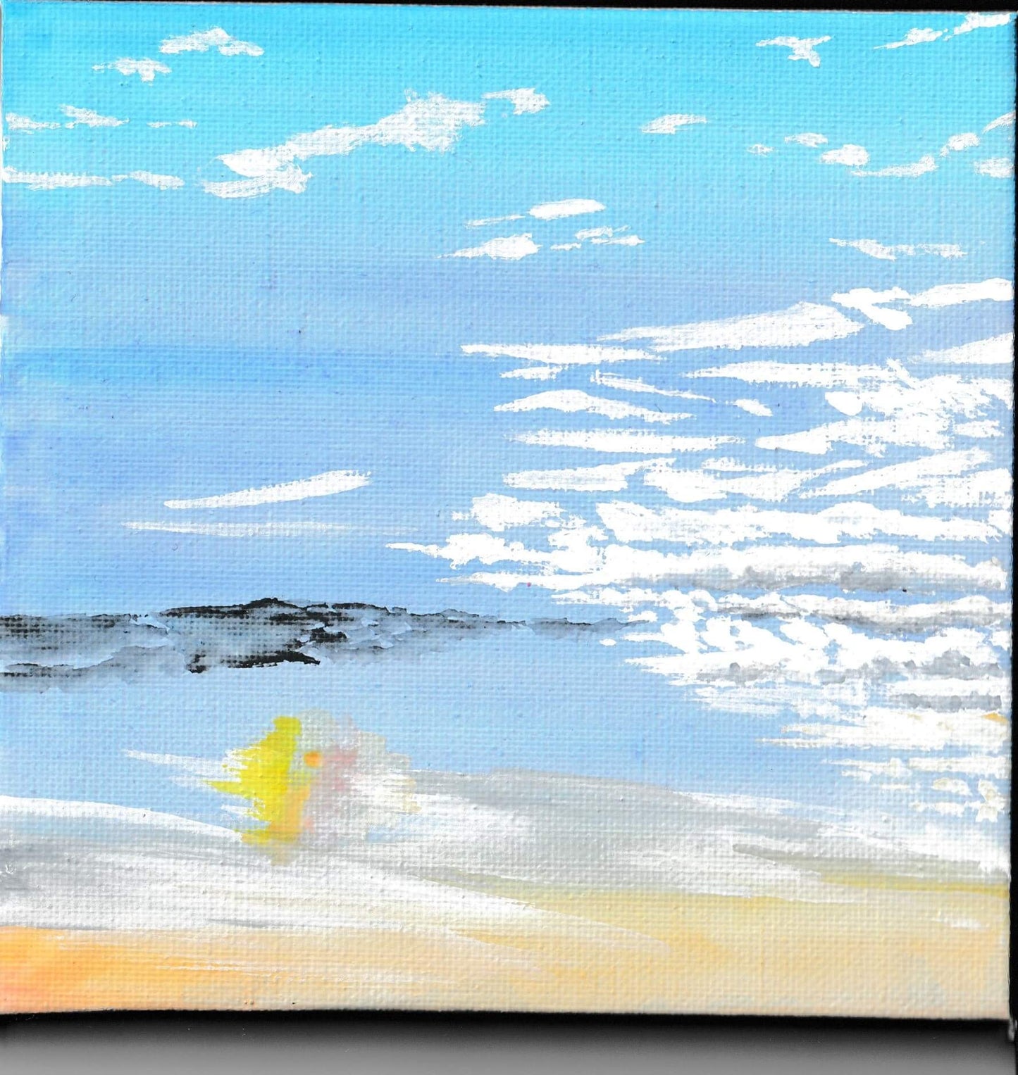 展示用絵画：ある日の秋空 [作者:kinue]