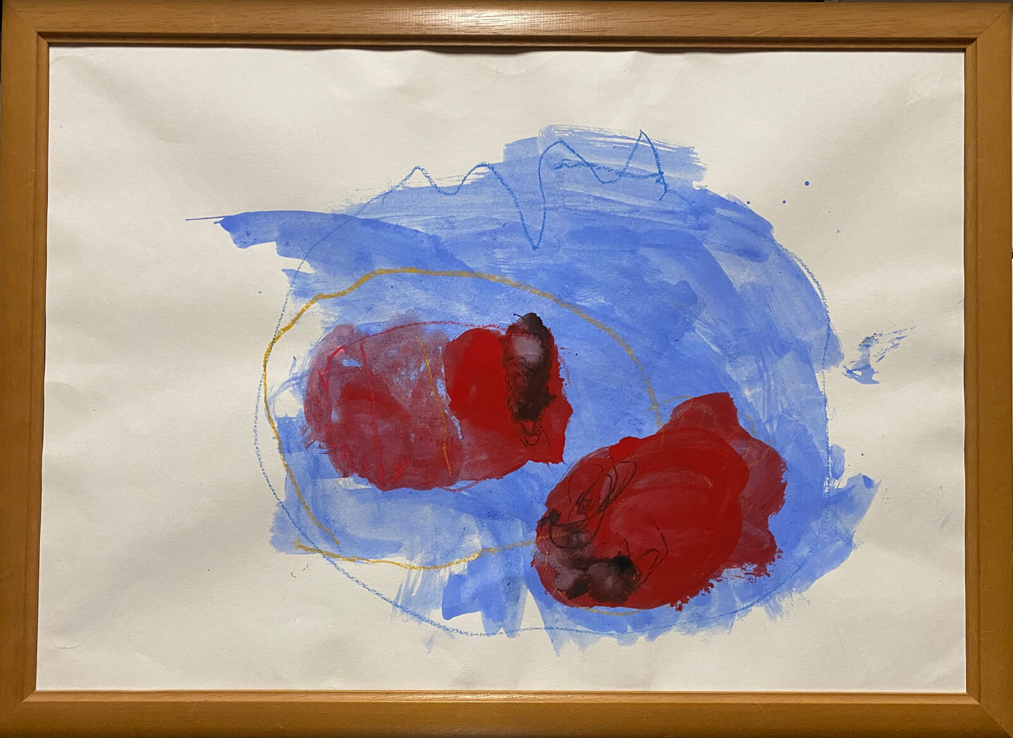展示用絵画：金魚 [作者:I samu]