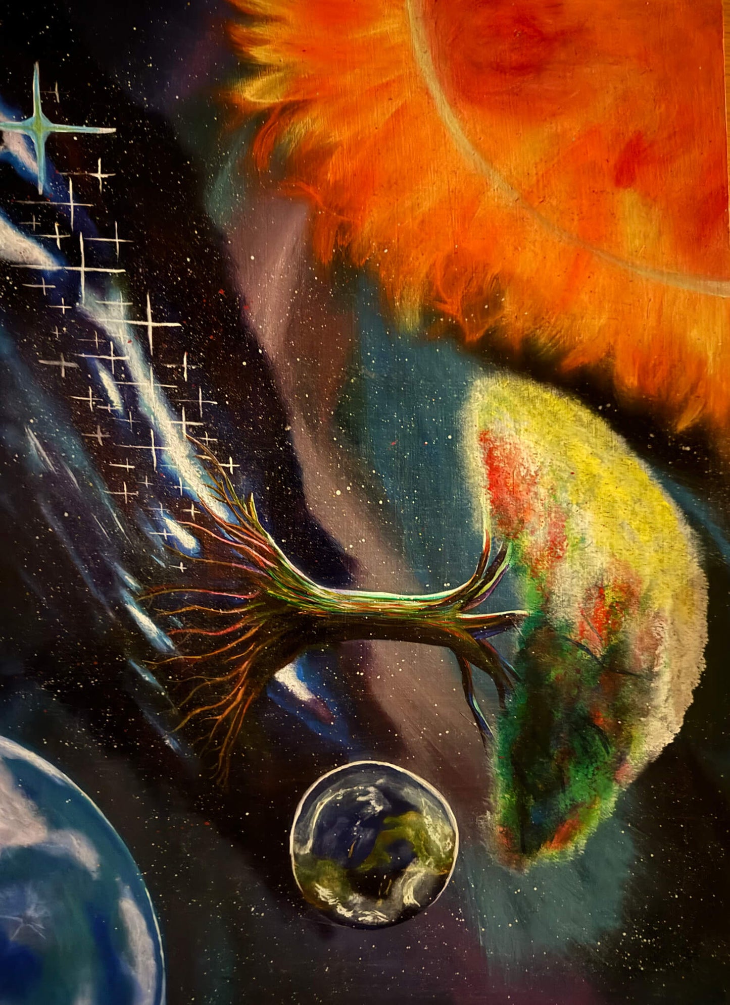展示用絵画：宇宙樹 [作者:かねぽん]
