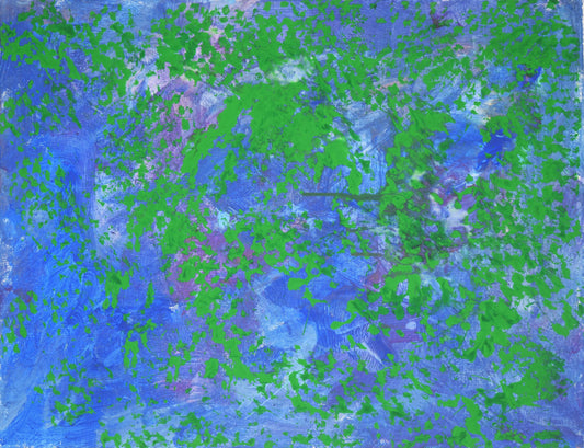 水面に映る緑 [作者:森　美夏]