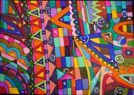 展示用絵画：心の声 [作者:ジル]