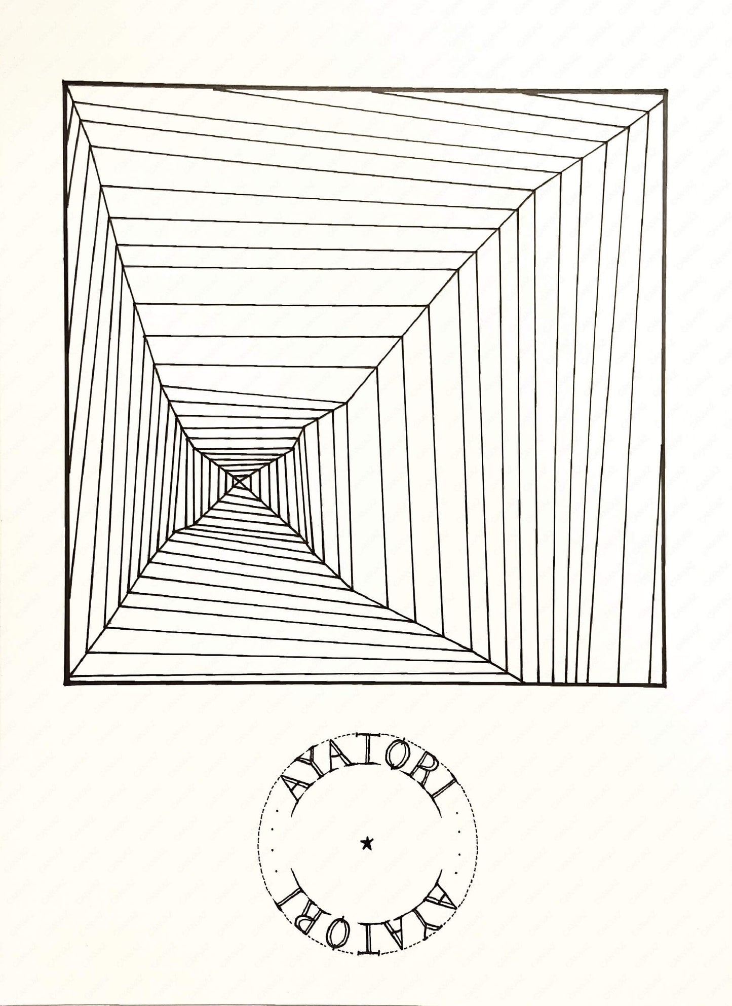 展示用絵画：予感 [作者:綾TORI]