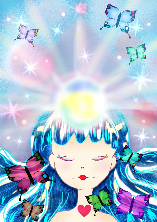 展示用絵画：Inner universe [作者:伊藤鈴桜]