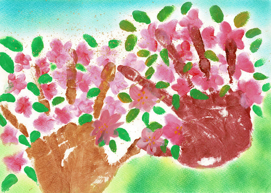 展示用絵画：春爛漫 [作者:naomi]