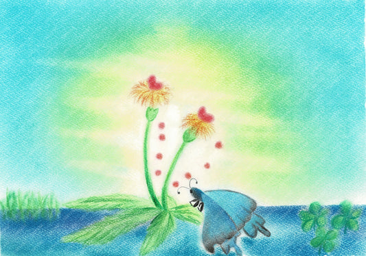 展示用絵画：いのちのかがやき [作者:naomi]