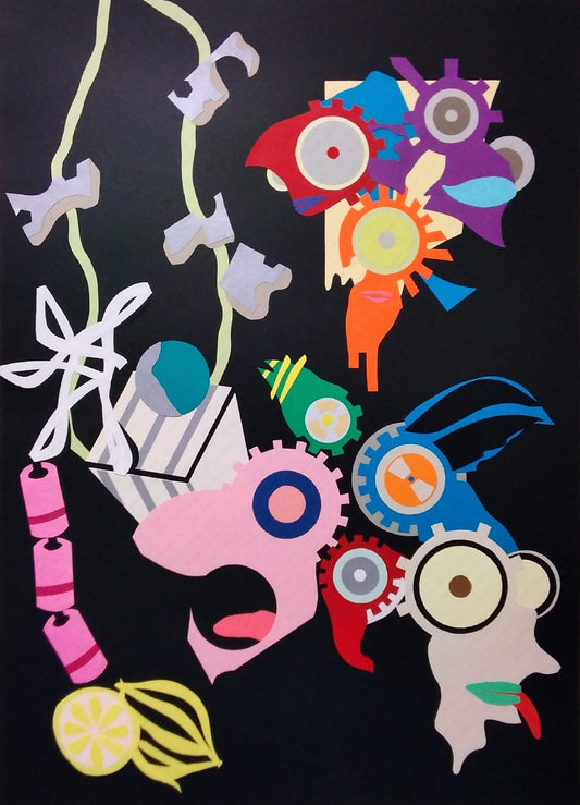 展示用絵画：gear amplitude [作者:サダくん]