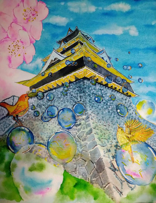 展示用絵画：ふたたび [作者:はらやまようすけ]