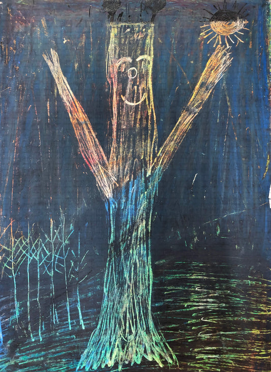 展示用絵画：さむい夜 [作者:M・furang☆thatom2]