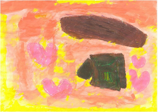 展示用絵画：好きな人が身に付けているもの [作者:マーキュリーあさみ]