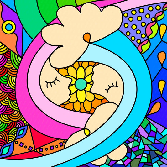 展示用絵画：寄り添う [作者:ayui]