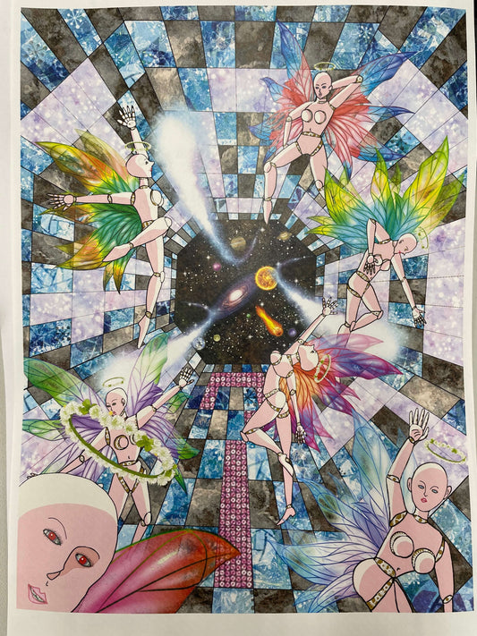 展示用絵画：Seventh Heaven 2023 [作者:ZHUN（ズン）]
