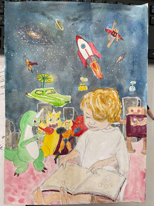 展示用絵画：未来世界 [作者:ZHUN（ズン）]