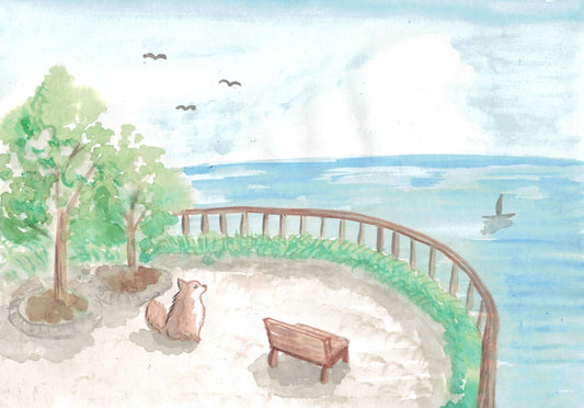 展示用絵画：私の好きな風景 [作者:工房はんど　まと]