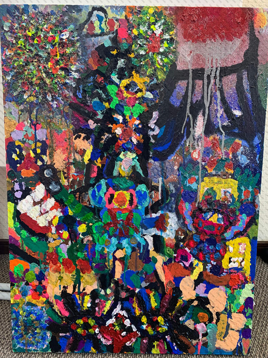 展示用絵画：富士の都の夜 [作者:ヒロキシー]