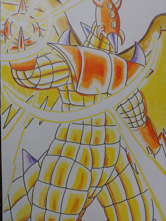 展示用絵画：閃光生命体　ベラン [作者:山口満徳]