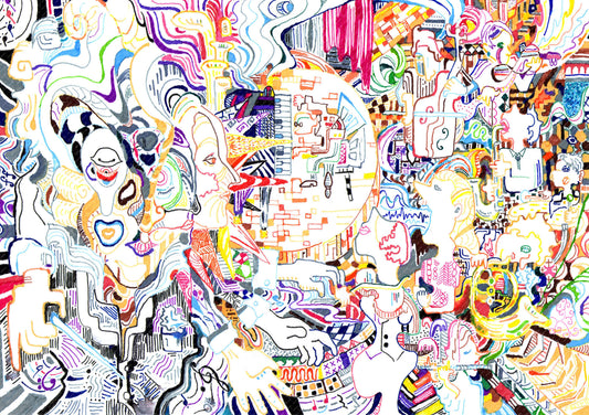 展示用絵画：Orchestra [作者:やまざき]