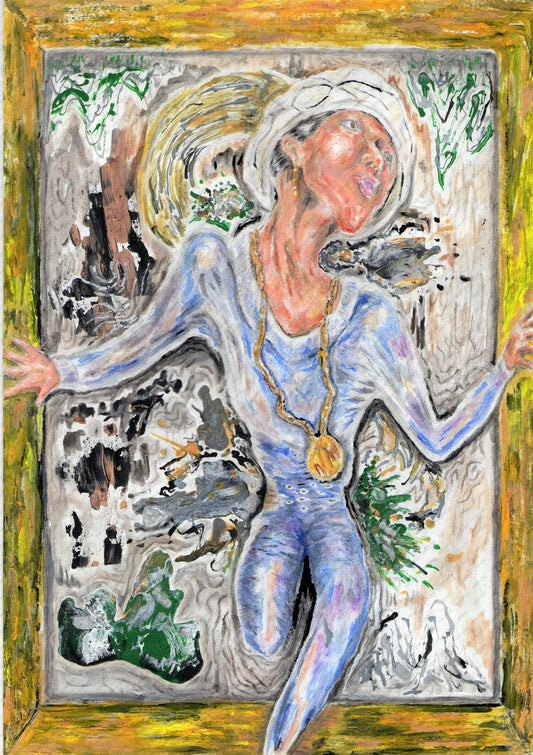 展示用絵画：Expresser(表現者) [作者:やまざき]